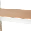 Stålreol galv. m/5 hylder - 90 x 180 x 45 cm