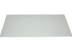 Stænkplade hvid glas firkantet 80 x 40 cm
