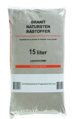 Strandsand 15 liter - 0/2 mm - Safestone