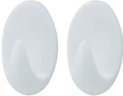 TARGET® håndklædekrog oval plast medium 2 stk.