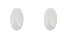 TARGET® håndklædekrog oval plast large 2 stk.