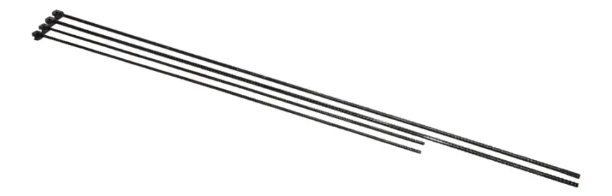 Tentorpæl sort Ø8 mm x 110 cm
