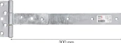 T-hængsel 300 mm galvaniseret