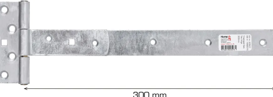 T-hængsel 300 mm galvaniseret