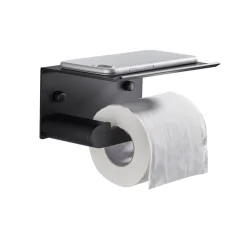 Toiletpapirholder m/hylde - REN