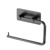 Toiletpapirholder selvklæbende sort - REN