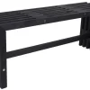 Trallebænk Atlanta sort 110 x 32,5 cm - Sunlife®