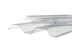 Trapezplade glasklar profil 76/18 111,9 x 244 cm