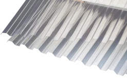 Trapezplade glasklar profil 76/18 111,9 x 244 cm