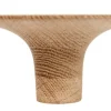 Træknop Ø115 mm egetræ