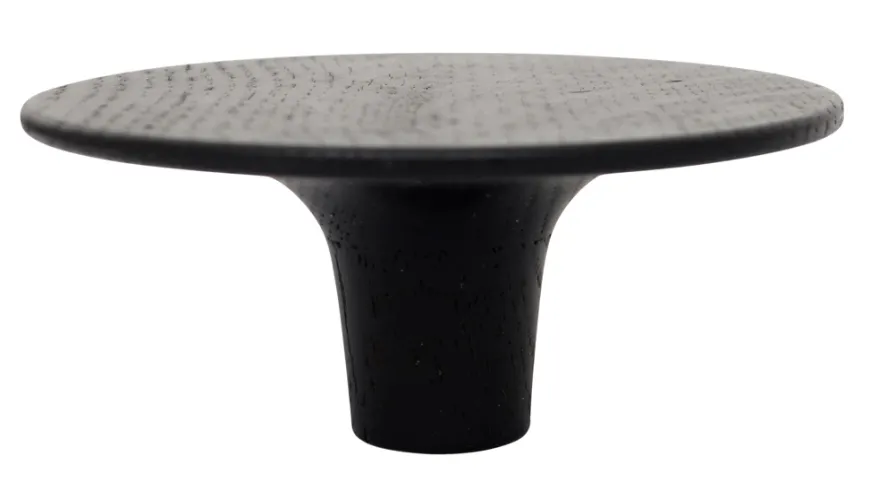Træknop Ø115 mm sort