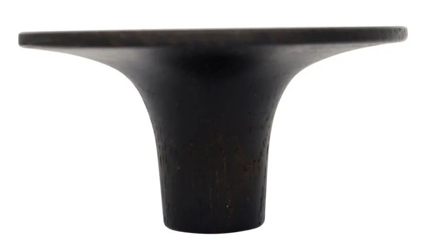 Træknop Ø95 mm sort