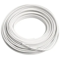 Tvillingledning hvid 2 x 0,75 mm² 10 meter - Elworks