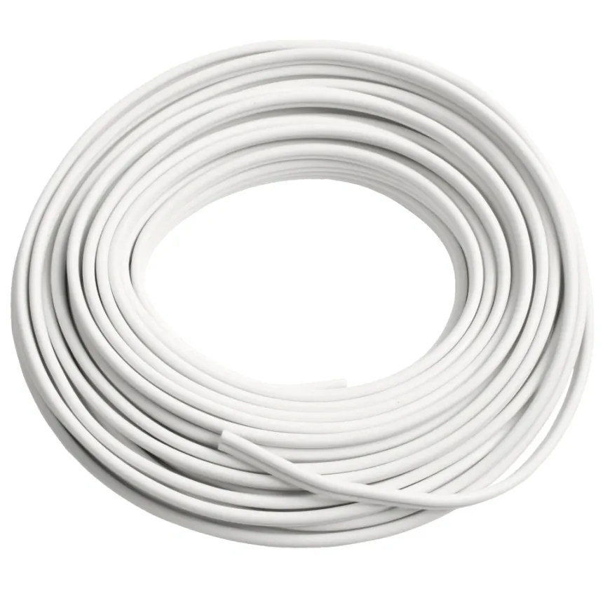 Tvillingledning hvid 2 x 0,75 mm² 10 meter - Elworks