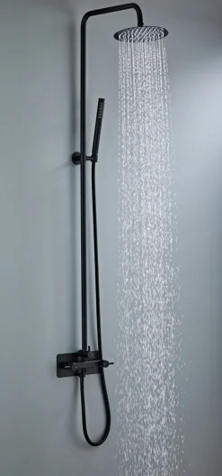 Udebruser sort kold/varm Ø20 cm