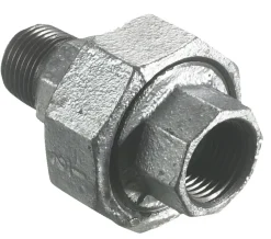 Union galvaniseret 1/2" - muffe/nippel