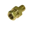 Union lige 1/2" - messing
