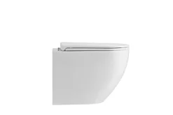 Væghængt toilet rund m/Vortex skyl - hvid