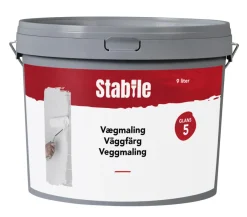 Vægmaling 5 modehvid 9 liter - Stabile®