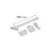 Vinduesholder 130 mm hvid plast