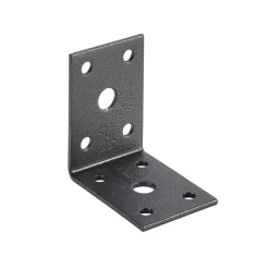 Vinkelbeslag sort 50 x 50 x 35 mm