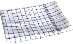 Viskestykke blåternet 50 x 100 cm - 3-pk. - G. Funder