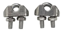 Wireklamme 3 mm 2 stk.